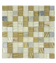 GBM® New Era II California 12 x 12 Glass and Stone Mosaic Tile