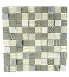 GBM® New Era II California 12 x 12 Glass and Stone Mosaic Tile