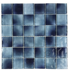 GBM® Watermarks Caribbean 11 x 11 Glass Mosaic Tile