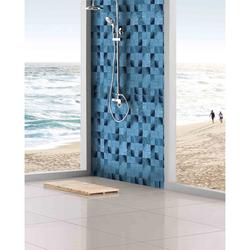 GBM® Watermarks Caribbean 11 x 11 Glass Mosaic Tile