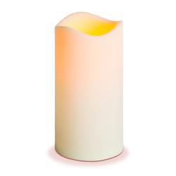 Flameless Colored Resin Pillar Candle