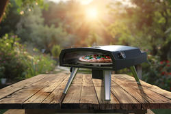HOTSHOT™ 15K Portable Outdoor LP Pizza Oven with Rotating Stone at