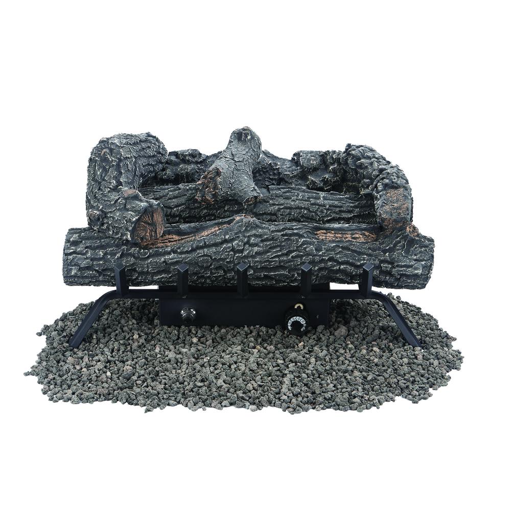 Pleasant Hearth Southern Oak 24" Gas Log Set - Thumbnail 2