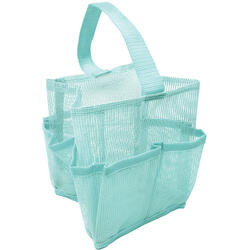 at Home Aqua Shower Caddy Tote