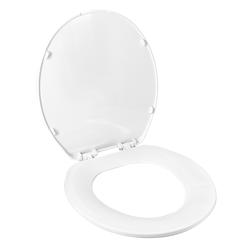 Home + Solutions Nightlight Round White Plastic Toilet Seat at Menards®