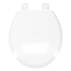 Clorox® Round White Wood Toilet Seat with Easy Off Hinge at Menards®