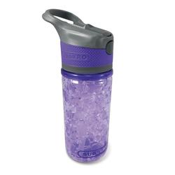 Stainless Steel Water Bottle, Bright Squares — Purple Carrot