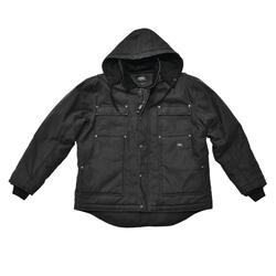 RW Rugged Wear® Men's Black Heavy-Duty Contractor Coat - XX