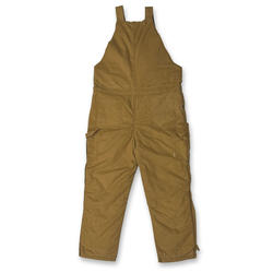 Field & Forest Outfitters Men's Medium/Regular Brown Duck Insulated Bib ...