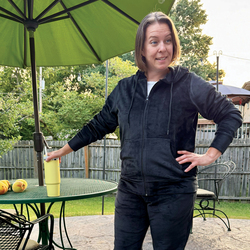 Mountainaire Ladies' Black Soft Velour Zip Front Hoodie - Small at