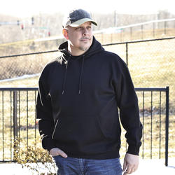 Buckhorn River® Men's Black Pullover Hooded Sweatshirt Large at