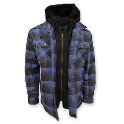 DEFORMATER.® HOODED SHIRT JACKET Men's Flapjack Fleece-Lined Hooded Shirt Jac | Duluth