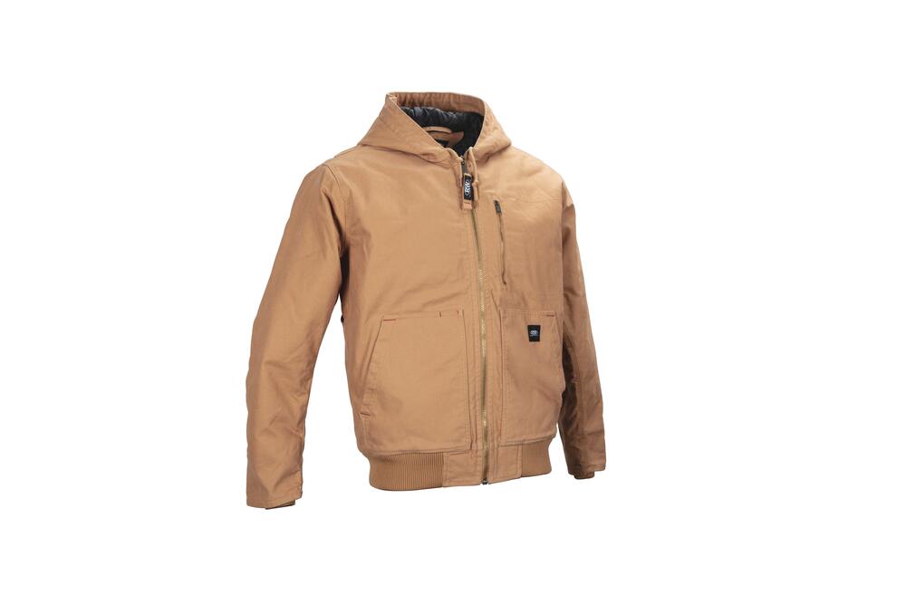 RW Rugged Wear® Men's Brown Duck Heavy-Duty Insulated Work Jacket