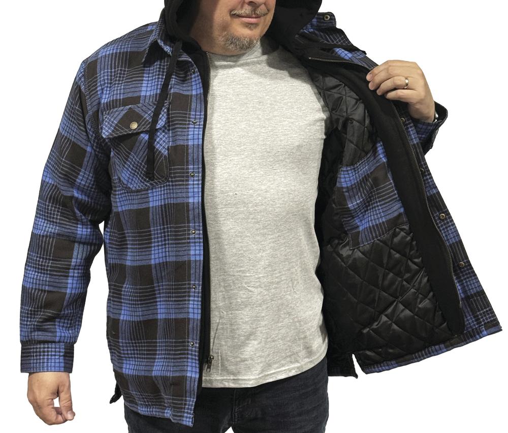 RW Rugged Wear® Men's Black Bean Flannel Shirt Jacket with RW Rugged Wear® Men's Black Bean Flannel Shirt Jacket with