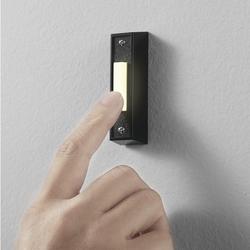 Heath Zenith Black Wired Doorbell Button with Chime at Menards®
