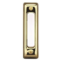 Heath Zenith Polished Brass Lighted Wired Doorbell Button at Menards®