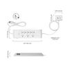 Globe Electric 8-Outlet 1 USB-A & 1 USB-C White Surge Protector With 3' Cord