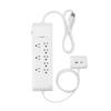 Globe Electric 8-Outlet 1 USB-A & 1 USB-C White Surge Protector With 3' Cord