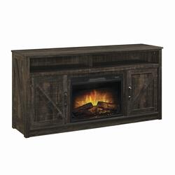 Menards tv stand with electric fireplace discount