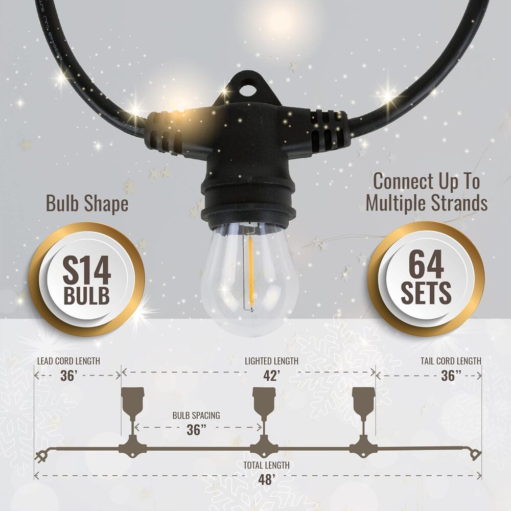 Aurio® 48' Waterproof String Lights at Menards®