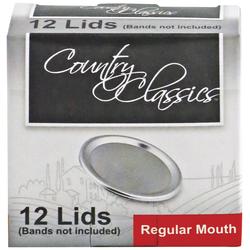 Country Classics Pint Size Regular Mouth Canning Jar (12-Pack)