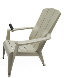 Gracious living contour patio muskoka chair in grey hot sale