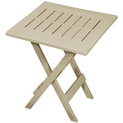 Gracious Living™ Tan Square Folding Side Patio Table