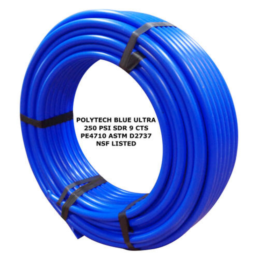 1 in. x 300 ft. 250 psi Polyethylene Pipe Blue 1 in. x 300 ft. 250 psi Polyethylene Pipe Blue