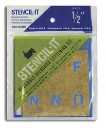 Duro Stencil-It 1/2 Reusable Stencil Set at Menards®