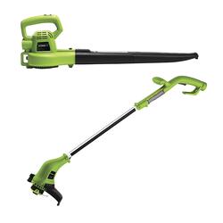 Electric trimmer blower online combo