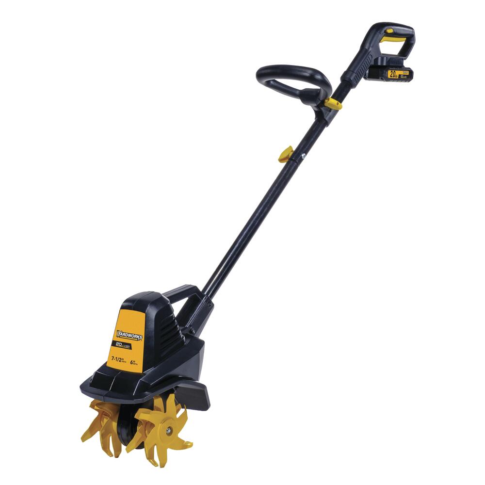 Yardworks 7.5 20 Volt Cordless Tiller Cultivator at Menards