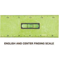 Mayes 24 In. Polystyrene Straight Edge Ruler with Level - McCabe Do it  Center