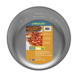 Baker's Secret Pizza Pan for Oven, 14.5 Nonstick Carbon Steel