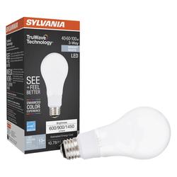 Sylvania® TruWave™ 40/60/100-Watt Equivalent A21 Bright White 3-Way LED ...