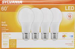 Sylvania 60-Watt Equivalent A19 LightSHIELD Germicidal 5000K Daylight White  LED Light Bulbs (4-Pack) 41068 - The Home Depot