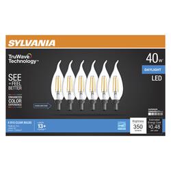 Sylvania® TruWave™ 40-Watt Equivalent B10 E12 Daylight Dimmable LED ...