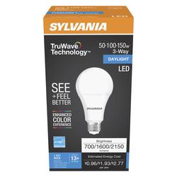 Sylvania® TruWave™ 50/100/150-Watt Equivalent A21 Daylight Dimmable 3 ...