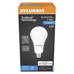 Sylvania TruWave 50 200 250 Watt Equivalent A23 Daylight