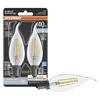 Sylvania® TruWave™ 40 Watt Equivalent Clear Dimmable B10 E12 Bright White LED Light Bulb - 2 Pack