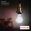 Sylvania® White Filament 60 Watt Equivalent Clear Dimmable A19 E26 Daylight LED Light Bulb - 2 Pack