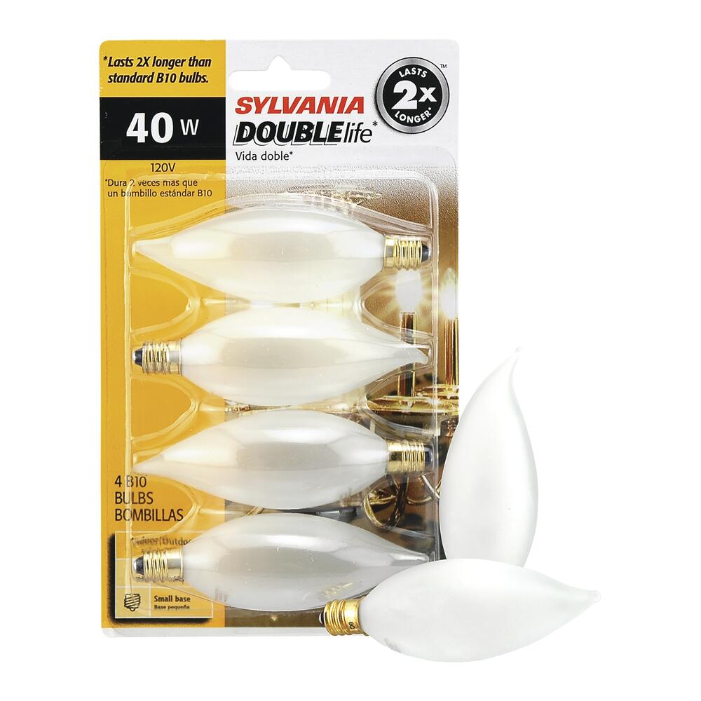 Sylvania 40-Watt Double Life G16.5 Incandescent Light Bulb (2-Pack)