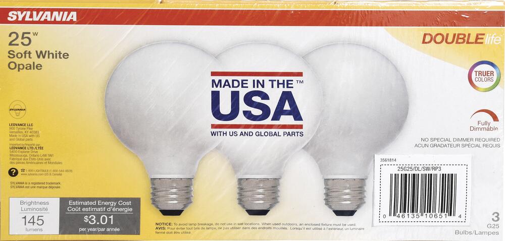Sylvania 25-Watt Double Life G25 Incandescent Light Bulb (2-Pack) Sylvania 25-Watt Double Life G25 Incandescent Light Bulb (2-Pack)