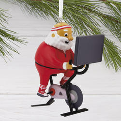 Hallmark® Cycling Santa Christmas Ornament at Menards®