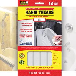 HANDITREADS Non-Slip Bath Mat, 16 x 40, Clear, Adhesive, Mold and Mildew  Resistant (HTBM1640CP1)