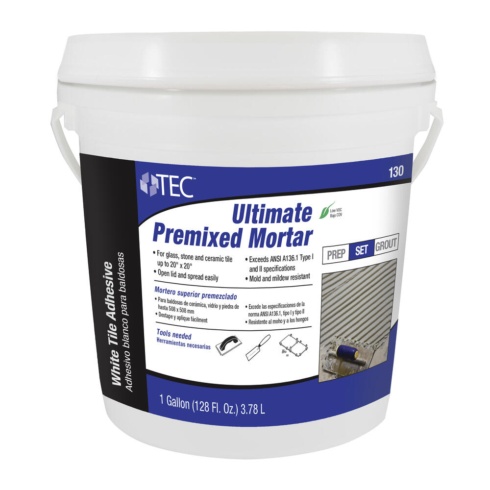 TEC® White Ultimate Premixed Mortar 130 - 1 gal