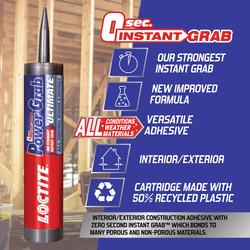 Loctite® Power Grab® Ultimate White Construction Adhesive - 9 oz