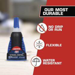 Loctite Super Glue 0.14 oz.Gel Control Clear Applicator (each) 234790 - The  Home Depot