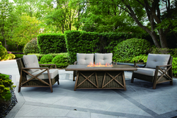 Backyard Creations® Yukon 4-Piece Fire Pit Seating Set at Menards®