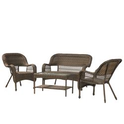 Backyard Creations® Madison 4-Piece Wicker Seating at Menards®