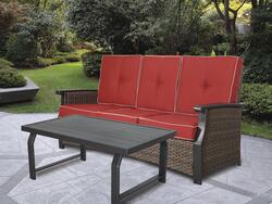Backyard Creations® Westchester Red 2-Piece Seating Patio Set at
